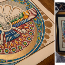 Zoroastrian and Persian themed Fine Art Commission Ink and Watercolor